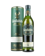 Flaske Glenfiddich 12 år i 1 liter format